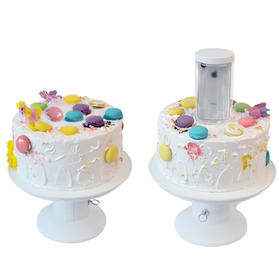 New surprise Spray cake kit cake Table birthday present