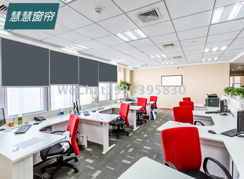Customized Full Shading Office Factory Workshop Shutter Curtain Finished Factory Blackout Roller Blinds