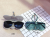 Ins leather portable eyewear bag pendant fashionable sunglasses for men and women sunglasses case protector