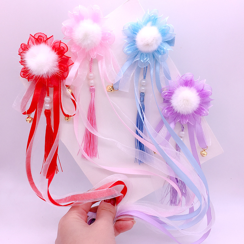 Hanfu Headwear Children's Tassel Super sacrifices ancient co...