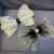 New Ins white lace bow hair clip sweet fairy Princess Bow soft Younger sister must day hair accessories