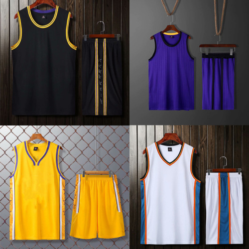Star Number Jersey Basketball Uniform Set Customization Male and Female Children Adult Basketball Uniform Training Uniform Light Board Customization