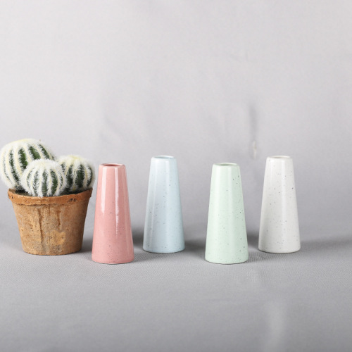 factory direct sales creative ceramic small vase ceramic crafts home living room decorations decorative greenery hydroponic affordable