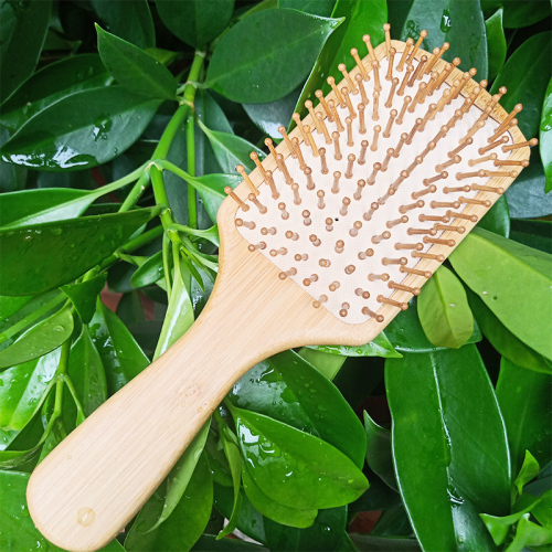 Bamboo Balloon Comb Square Health Massage Comb Large Plate Comb Curly Hair Straight Hair Comb Smooth Hair Not Manic Air Cushion Comb