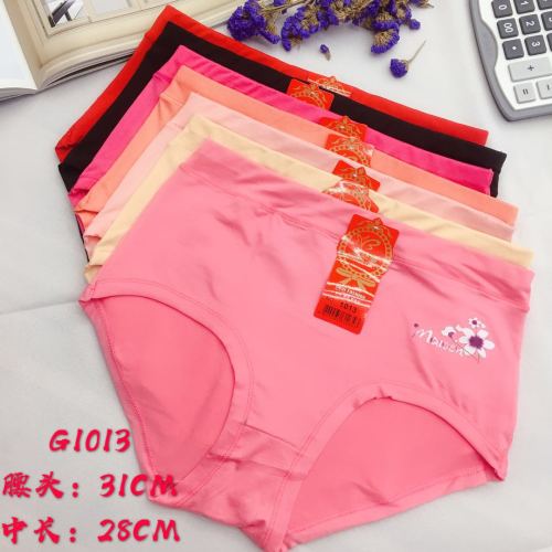 Foreign Trade Underwear Women‘s Briefs High Waist pure Color Mummy Simple Girl Pants Factory Direct