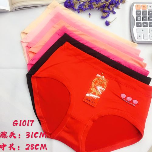 foreign trade underwear women‘s briefs high waist solid color mummy simple girl‘s pants factory direct sales