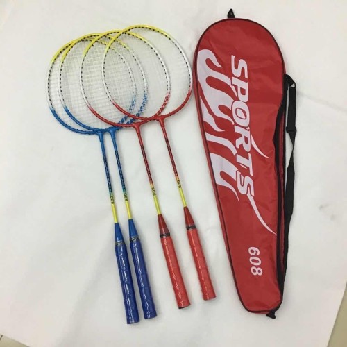 factory direct supply carbon badminton racket jinshida outdoor training fire rod badminton racket