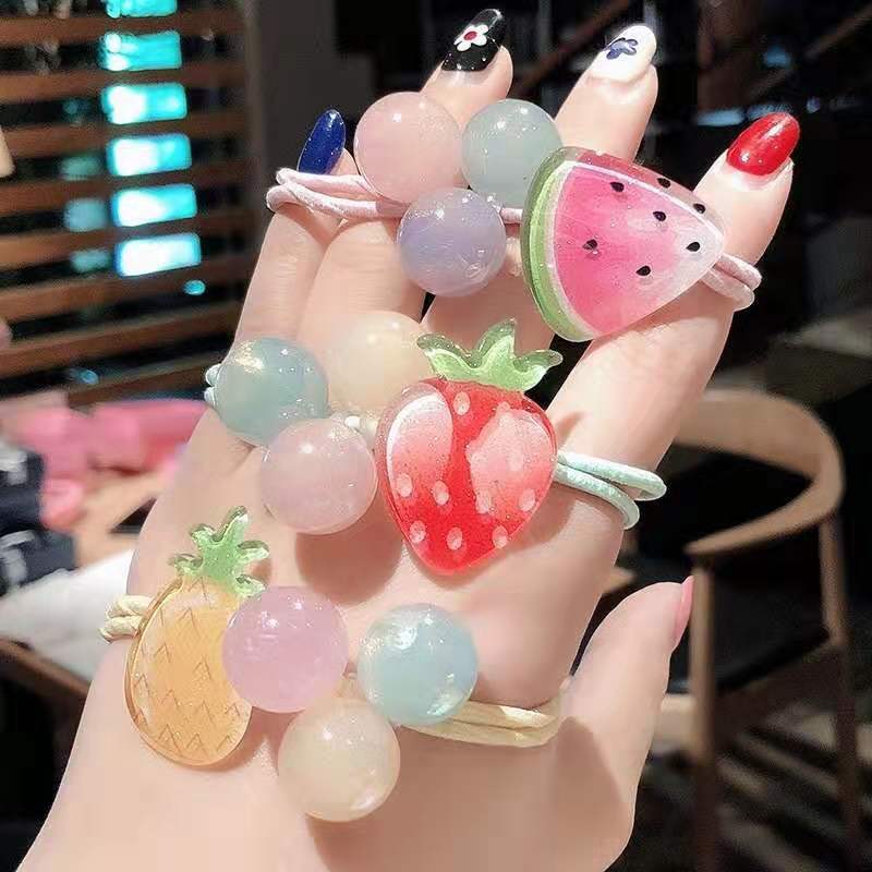 Hair Accessories Cross-Border Hair Tie Accessories Cherry Ha...