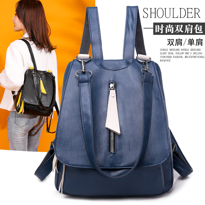 Foreign trade for backpacks Female Europe and the United States New fashion large capacity one-shoul