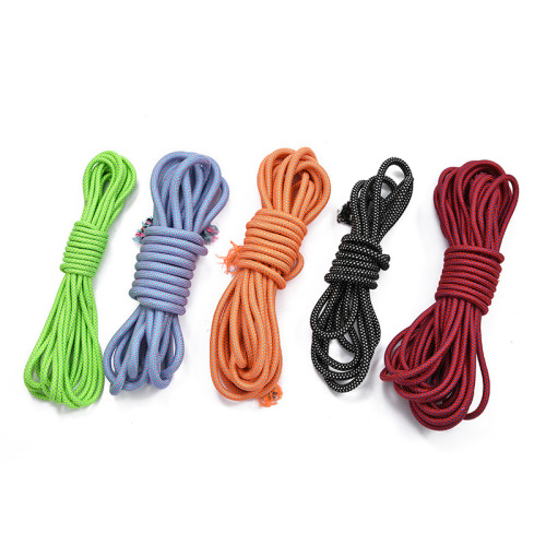 Factory Wholesale round Custom Imitation Nylon Hemp Point round Rope Colorful Accessories Durable Bold Pet Towing Rope