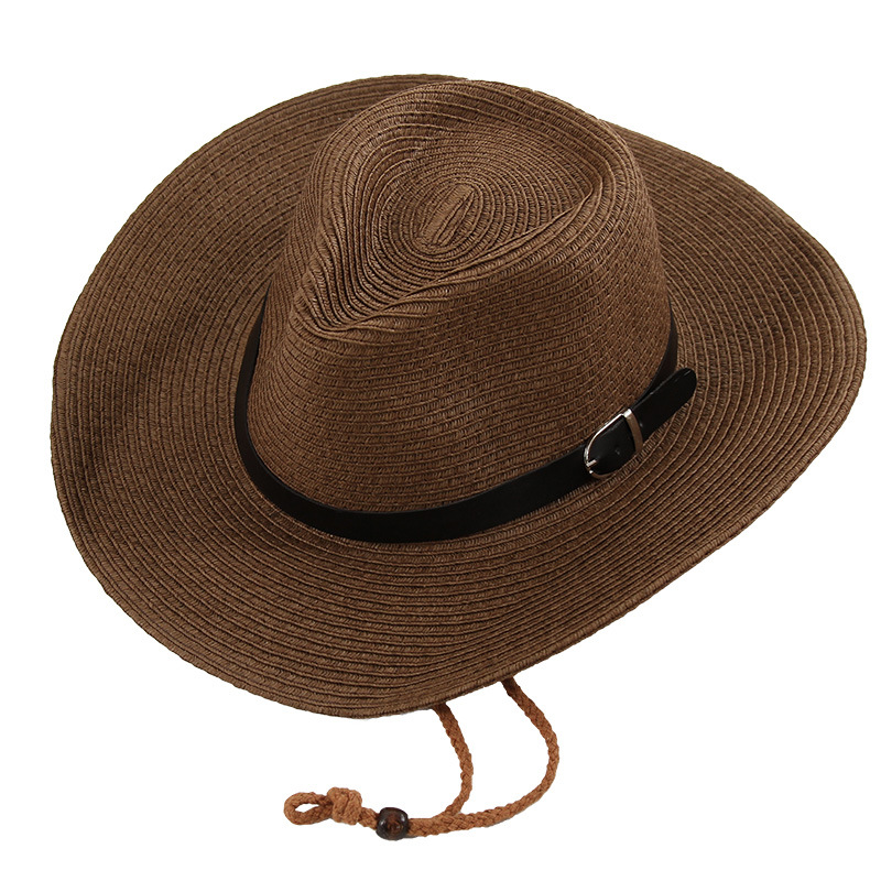 Western Cowboy hats for men and fashionable Beach hats for women, Sun Block hats with large brims, S