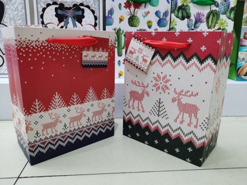 Christmas Gift Bag Foreign Trade Europe America Latin America South America Middle East Africa Southeast Asia Portable Paper Bag