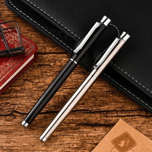 Wholesale Metal Roller Pen Advertising Marker Business Gifts Gift Pen Neutral Ball Pen Roller Pen Customizable Logo