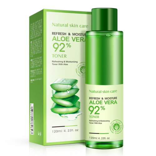 boquanya aloe moisturizing toner oil control shrink pores brighten skin color skin care mask cosmetics