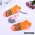 2020 Summer New Colorful Fresh Color Matching Thin Breathable Low Opening Invisible Non-Slip Ladies Boat Socks