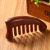 Natural Log Golden Sandalwood Scalp Massage Wooden Comb Wide-Tooth Comb Traditional Chinese Medicine Meridian Comb for Head