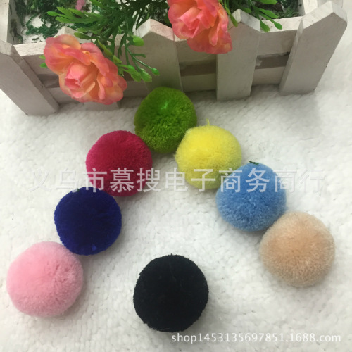 japanese and korean jewelry accessories yangmei ball kaisimi fine wool ball diy creative handmade material wool ball factory direct sales