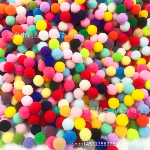a large number of spot supplies kindergarten handmade diy small plush ball polypropylene wool ball high elastic silk wool ball batch