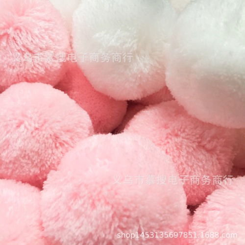 handmade acrylic cashmere 6cm fur ball color wool ball diy accessories self-produced and sold wholesale