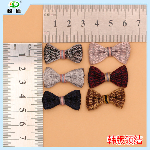 high-end korean new ribbon bow tie girls‘ pants bow tie accessories
