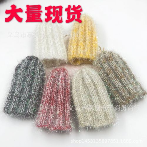Spot Goods Knitted Hat Korean DIY Clothing Accessories Clothes Gloves Wool Hat Children‘s Clothing Accessories Accessories