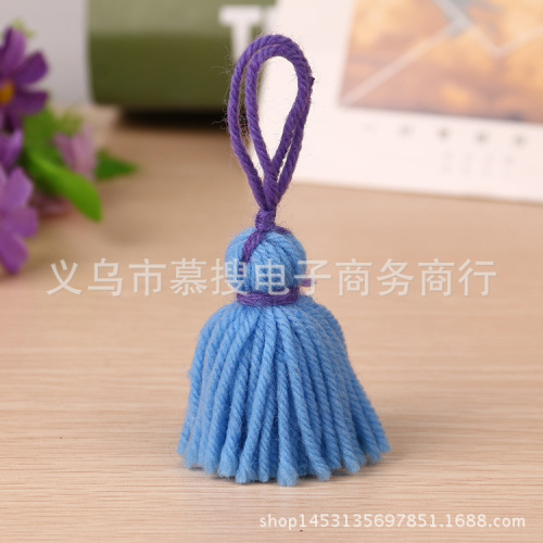 polyester acrylic cashmere wool tassel spike head fur ball factory direct sales quality assurance quantity discount