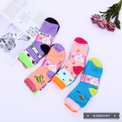Factory Direct Sales 0-8 Years Old Infant Children‘s Multi-Color Boys and Girls Universal Middle Tube Cotton Socks Comfortable Breathable