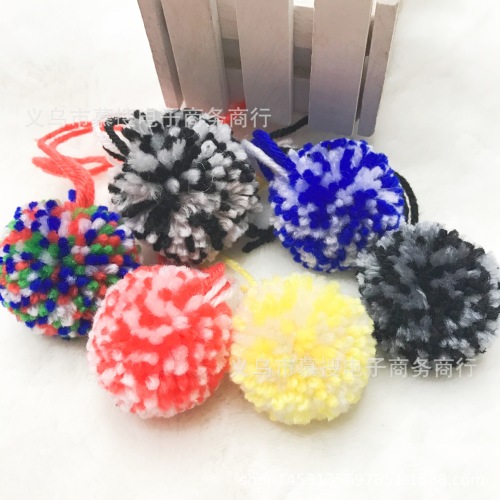 Supply 5cm Mixed Color Wool Ball Accessories Clothing， Shoes， Bags and Hats Accessories Handmade DIY Toy Material Manufacturers