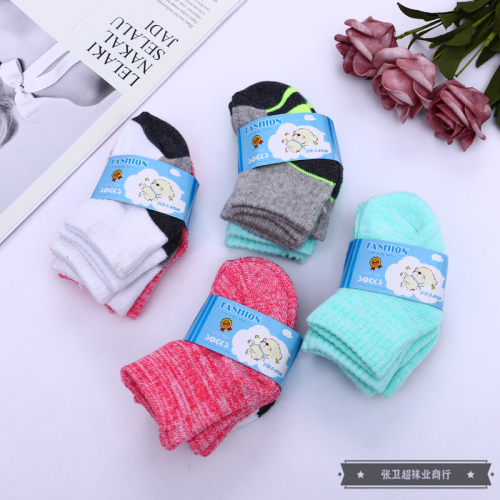Cotton Soft and Comfortable Breathable 0-8 Years Old Infant Children‘s Multi-Color Boys and Girls Universal Mid-Calf Baby Socks 