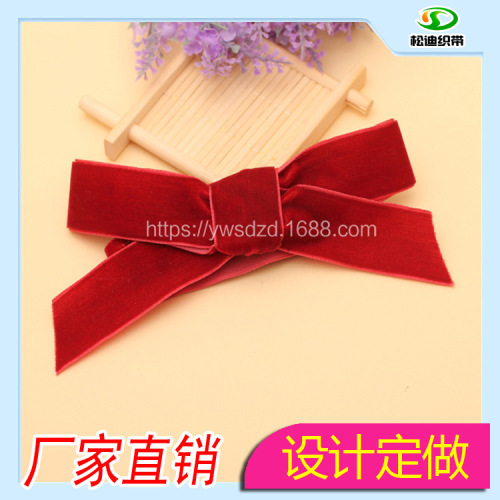wholesale custom sewing ribbon plus elastic band handmade bowknot perfume bottle packaging street