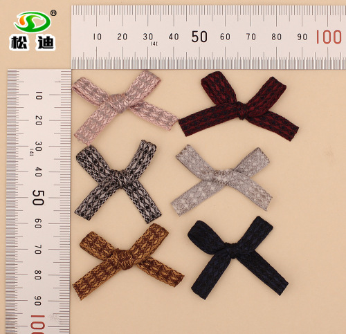 supply High-End Korean 1cm Ribbon Bow Children‘s Pants Socks Accessories Flower Accessories 