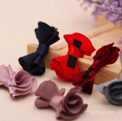 Wholesale Korean Cloth Cutting Small Flower Clothing Accessories Barrettes Accessories