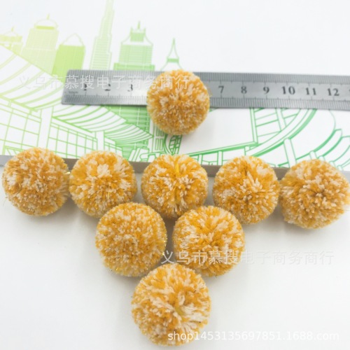 new acrylic cashmere + high quality golden double color waxberry ball handmade ball acrylic ice island wool ball self-production and sales