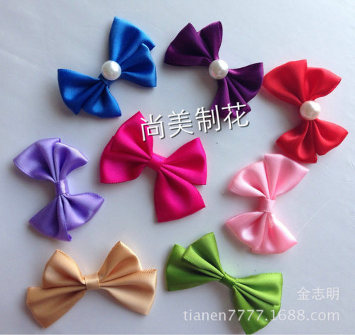 factory direct supply high quality small bow korean style hair accessories bow decoration bow