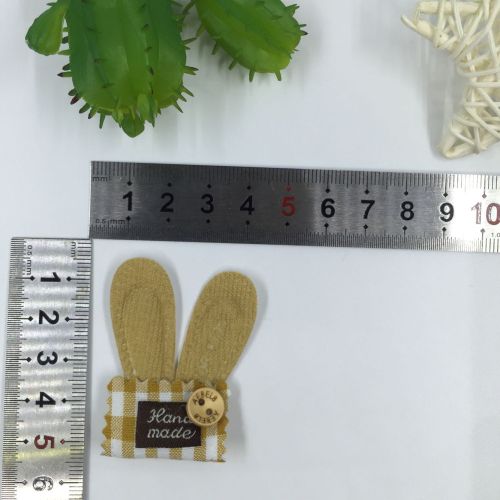 Korean Cartoon Flower Rabbit Children‘s Clothing Accessories DIY Handmade Exquisite Clothing Socks Applique Accessories Wholesale Customization