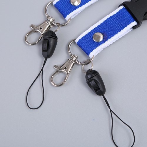 Badge Work Permit Lanyard Customized High-End exhibition Staff Students Hang Rope Printed Logo