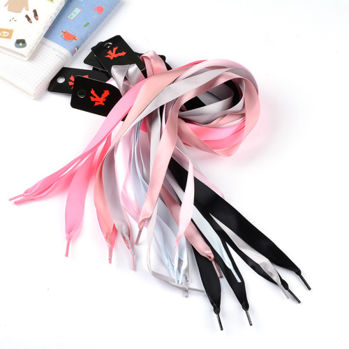 Sports Shoelace Colorful Shoelace Ribbon Shoelace Style Multi-Price Excellent Customized Shoe Accessories Wholesale