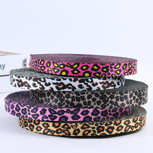 Leopard Print Polyester Belt Thermal Transfer Printing， Clothing， Shoes and Hats Accessories/Handmade DIY Accessories Handmade DIY Accessories Wholesale