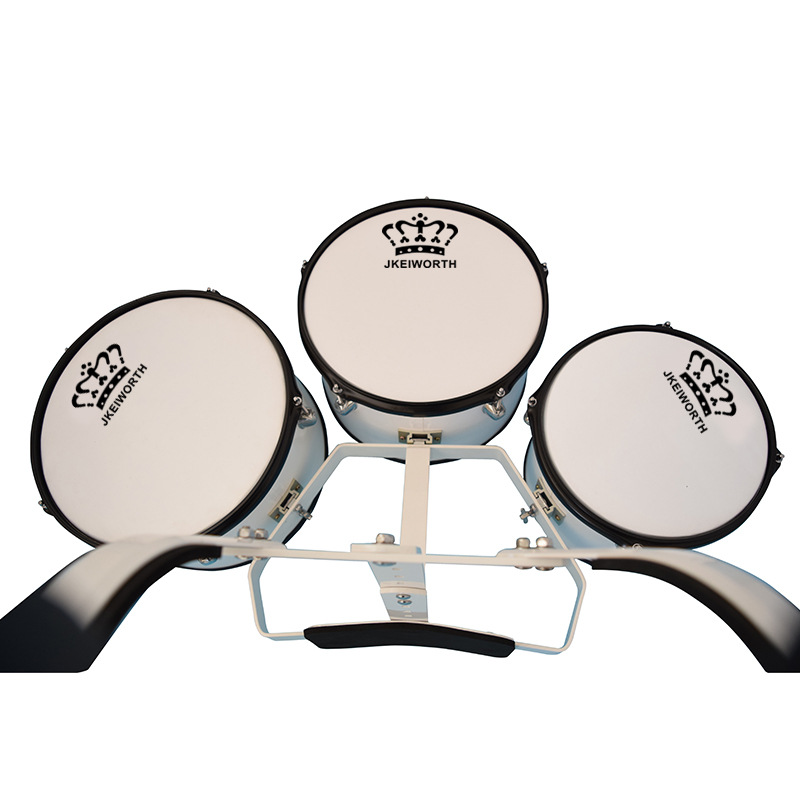 多音鼓三联鼓背架三音鼓行进鼓10 12 13英寸鼓号队四音鼓五联鼓_浙江
