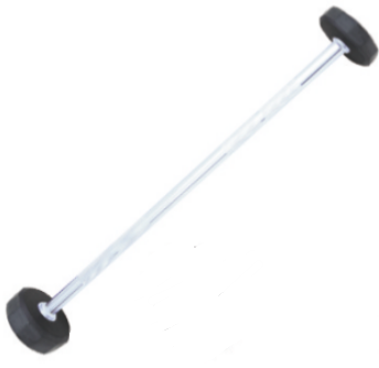 weightlifting fitness dumbbell twelve-edge plastic-coated straight bar/curved bar fixed barbell exercise arm strength