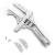 Bathroom washbasin adjustable wrench with 6-75 - mm blade washbasin dismantling professional tools large wrench