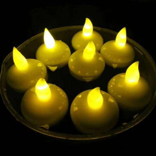 Electronic Candle Floating Water LED Candle Light Proposal Candle Wedding Bar KTV Supplies Water Bright Induction Candle 