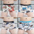 Four pairs of men's white underwear and men's Boxers Breathable personality in Spring and Summer, middle Youth Korean student underwear