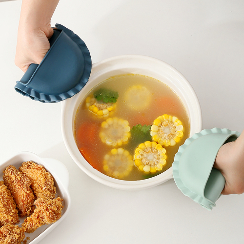 Thickened Insulation Gloves Kitchen Oven Microwave Oven Steamer Casserole high Temperature Resistant Baking Hand Clip Dumpling Gloves
