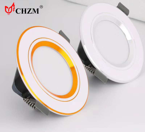 chzm downlight led downlight variable light with three colors downlight ceiling lamp
