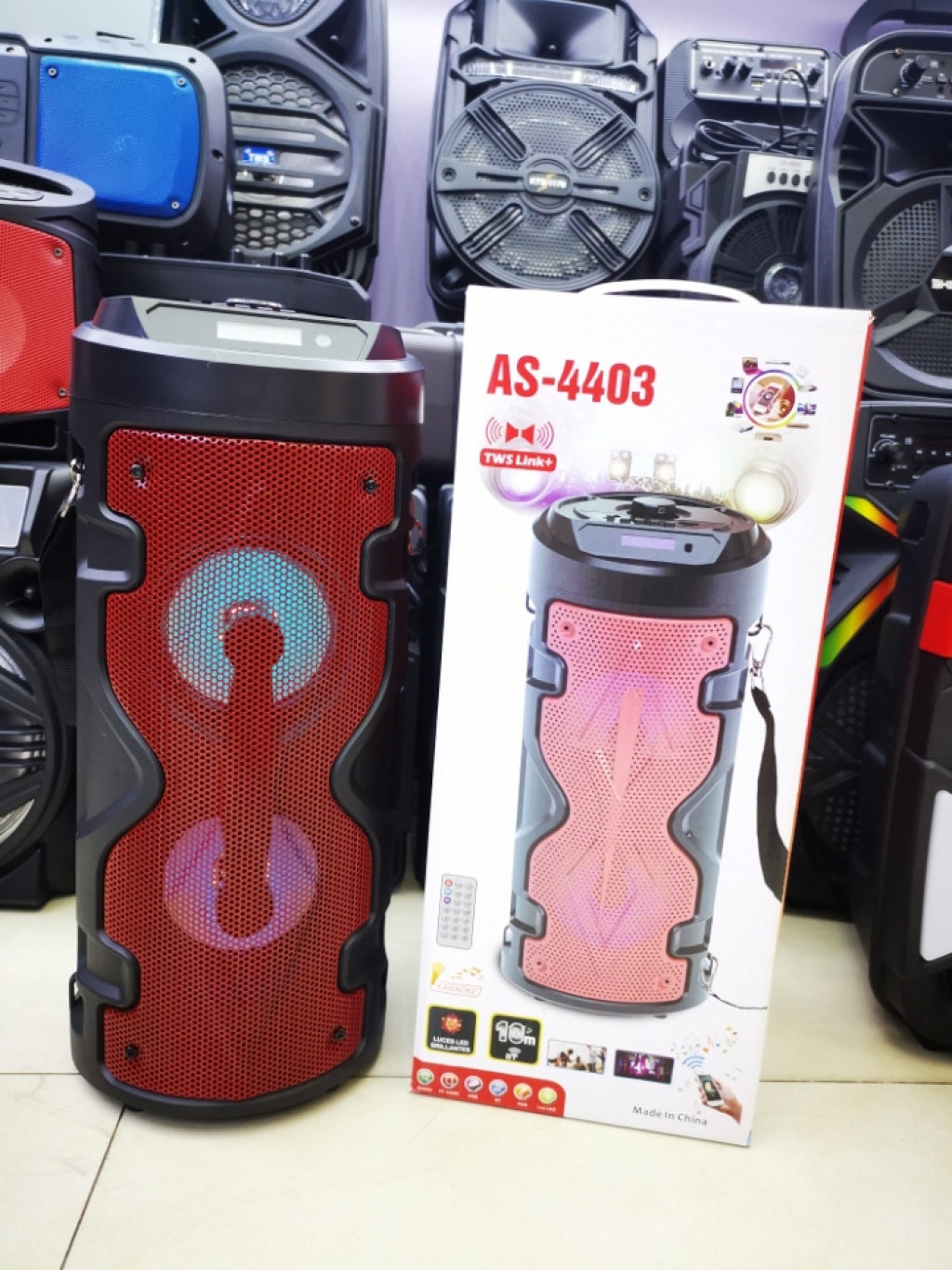 ZQS双4寸蓝牙音箱广场舞音响便携式音响Bltooth speaker