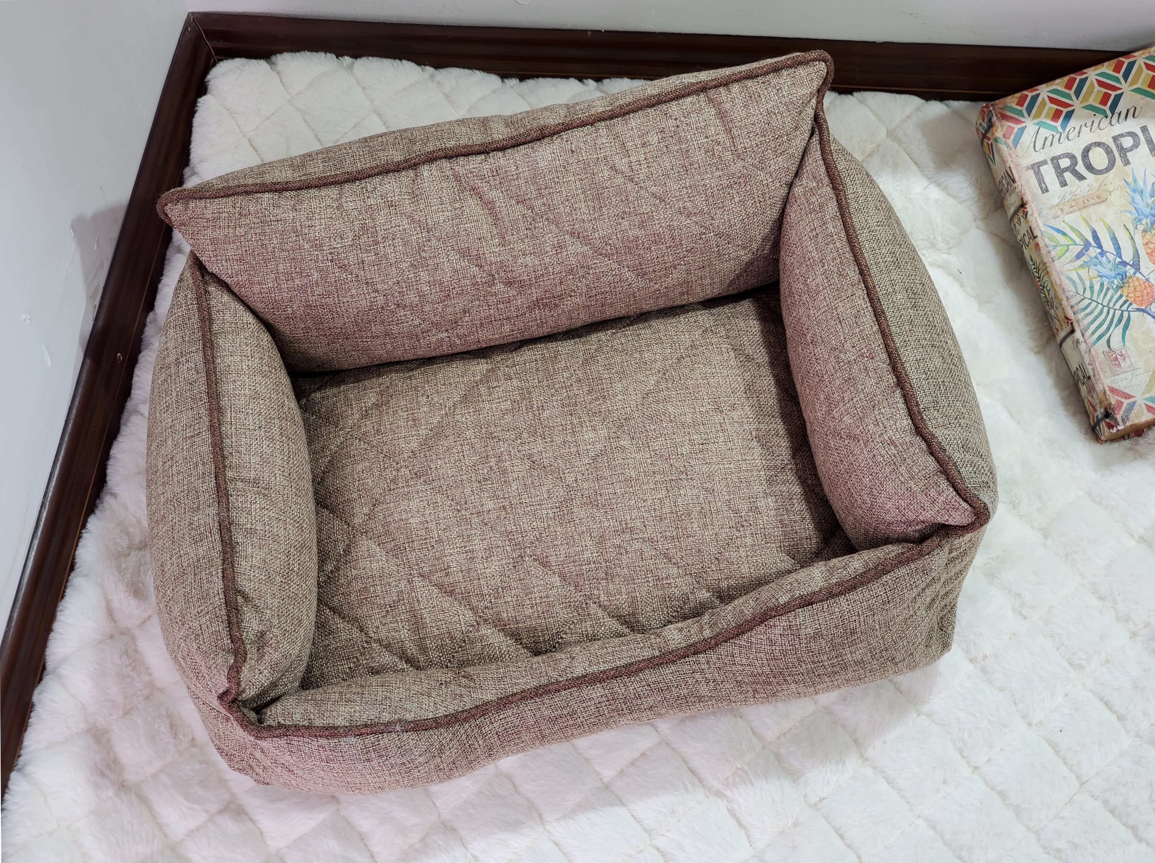 狗窝四季通用可拆洗柯基泰迪宠物拉布拉多大型犬猫窝小号不沾毛