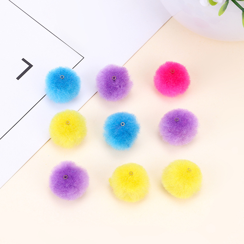 Factory Direct Sales Pipe Ball Acrylic Hair Ball Acrylic Hair Ball High Elastic Hair Ball Rabbit Hai