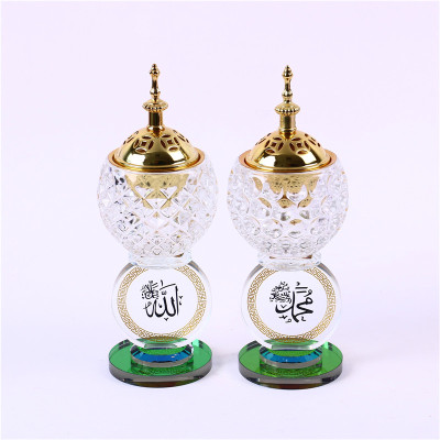 Crystal Incense Burner Incense Burner Crystal Crafts Crystal Ornaments Muslim Arab Customizable Logo