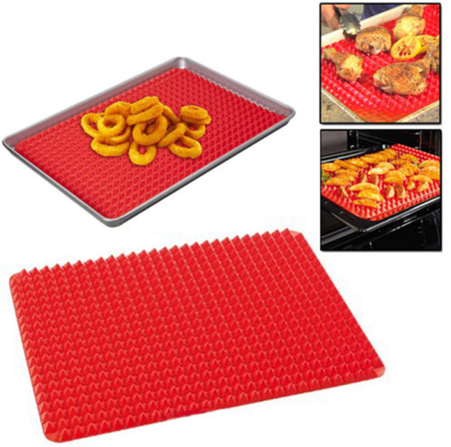 heatproof baking pyramid-shaped silicone barbecue mat turkey mat oil leakage mat heat proof mat barbecue mat